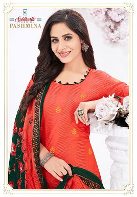 Siddharth Pashmina 2 Ready Made Casual Daily Wear Cotton Printed Dress Collection